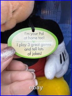 NEW DISNEY WORLD Plush PAL MICKEY MOUSE TALKING Interactive 11 DOLL
