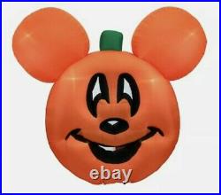 NEW Disney 9.5 FT MICKEY MOUSE PUMPKIN JACK O LANTERN Airblown Inflatable