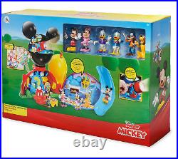NEW Disney Junior Mickey Mouse Clubhouse Deluxe Playset Lights Sounds Figures