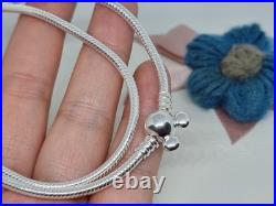NEW GENUINE PANDORA Disney Mickey Mouse Snake Chain Necklace 45cm? BOXED