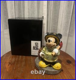 NEW IN BOX Disney Mickey Mouse Firefighter Figurine Richard Sznerch