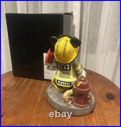 NEW IN BOX Disney Mickey Mouse Firefighter Figurine Richard Sznerch