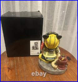 NEW IN BOX Disney Mickey Mouse Firefighter Figurine Richard Sznerch