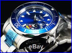 NEW Invicta Disney Men's 47mm Grand Diver Lim. Ed. Automatic Blue Dial SS Watch
