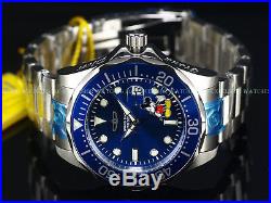 NEW Invicta Disney Men's 47mm Grand Diver Lim. Ed. Automatic Blue Dial SS Watch