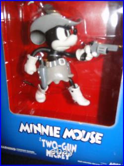 NEW Medicom Toy Vinyl Collectible Dolls Two-gun Mickey Minnie Mouse Figure