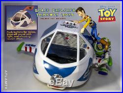 NEW Toy Story Buzz Lightyear SPACE EXPLORER voice Spaceship Disney Thinkway Toys
