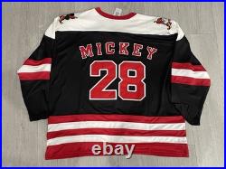NEW Walt Disney Parks Mickey Mouse 28 Adult Hockey Jersey Size X-Large