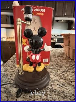 NIB Disney Mickey Mouse Animated Talking Lamp by House of Mouse