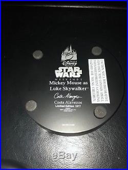NIB Disney Star Wars Weekends Mickey Mouse as Luke Skywalker, Jedi, X-Wing, Pin