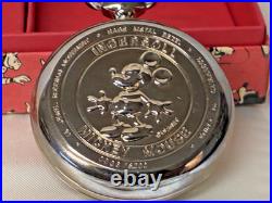 NIB Ingersoll Disney Mickey Mouse LE 1933 Reproduction Pocket Watch #0336/5000