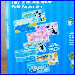 NOS The Disney Store Mickey Mouse Tiny Tank Aquarium Brand New Rare HTF