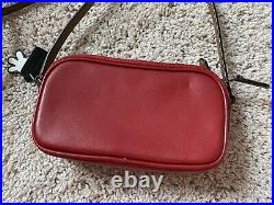NWOT Coach Disney Mickey Mouse Red Small Crossbody Clutch Limited Edition Purse