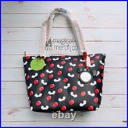 NWT 2019 Disney Parks Kate Spade Mickey Mouse Ear Hat Tote Black