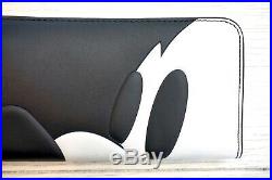 NWT $275 Coach x Disney Accordion Zip Wallet with Mickey Mouse, F54000, Black