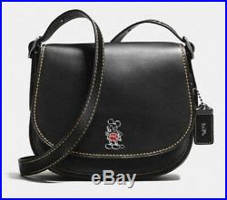 NWT $495 Disney x Coach Ltd. Ed. Saddle 23 with Mickey Mouse Crossbody Bag, F38421