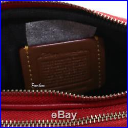 NWT Coach Disney Mickey Mouse Double Zip Shoulder Bag Crossbody 56268B Red RARE