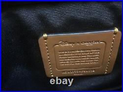 NWT Coach Disney X Mickey F59532 Black Patches Crossbody Pouch Bag limited