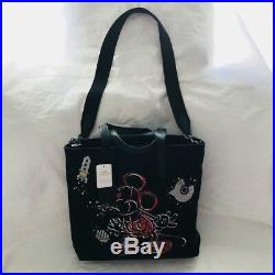 NWT Coach X Disney Mickey Mouse LOVE Black Canvas Tote Bag LIMITED EDITION RARE