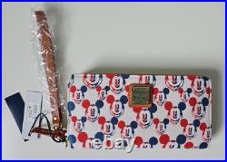 NWT DISNEY Dooney & Bourke Disney Mickey Mouse Americana Wallet Wristlet