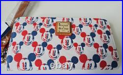 NWT DISNEY Dooney & Bourke Disney Mickey Mouse Americana Wallet Wristlet