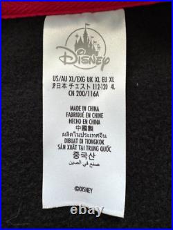 NWT DISNEY Embroidered Mickey Mouse Full Zip Fleece Jacket Sz XL
