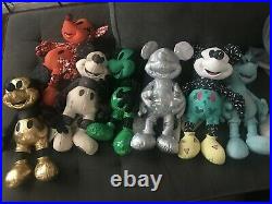 NWT Disney Store Mickey Mouse Memories Plush 2018 Limited Release Lot! Sold Out