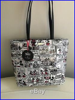 NWT Kate Spade Disney Minnie Mouse Comic Tote Purse Handbag Mickey Mouse RARE