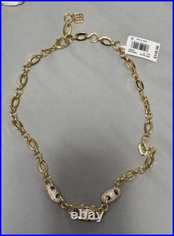 NWT Kendra Scott x Disney Mickey Mouse Pearl Icon Necklace Gold Plated w Pouch