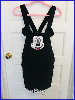 NWT Lazy Oaf x Disney Mickey Mouse Pinafore Dress Overalls Size S