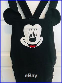 NWT Lazy Oaf x Disney Mickey Mouse Pinafore Dress Overalls Size S