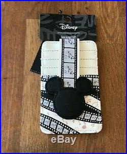 NWT Loungefly Disney Mickey Mouse Steamboat Willie Mini Backpack & Cardholder