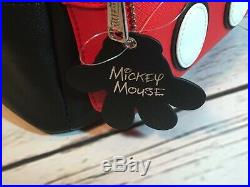 NWT Mickey Mouse Ears Mini Backpack Walt Disney Loungefly Black School Purse Bag