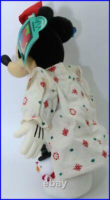 NWT VTG Disney Applause Pajama Mickey & Minnie Mouse Unlimited Plush Doll 2 Pcs
