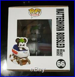 NYCC 2019 Funko POP! Rides Mickey Mouse Matterhorn Bobsled IN HAND LE1500