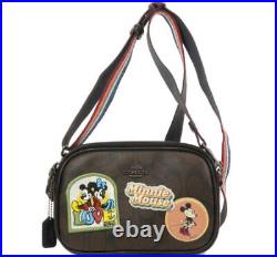 New COACH Signature Disney Collaboration Mickey Mouse Shoulder Bag