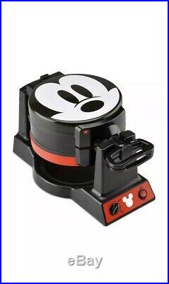 New Disney Mickey Mouse Double Flip Waffle Maker 90th Anniversary RARE In Hand