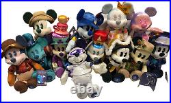 New Disney Mickey Mouse Main Attraction Set of 12 Plush