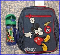 New Disney Mickey Mouse small Backpack + Water Bottle