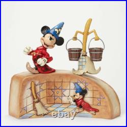 New Disney Traditions Mickey Mouse Sorceror Summoning Stars Fantasia 4043653 Bx