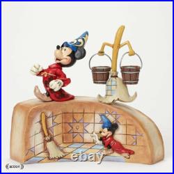 New Disney Traditions Mickey Mouse Sorceror Summoning Stars Fantasia 4043653 Bx