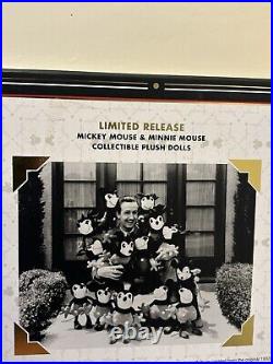 New In Box Mickey And Minnie Mouse Disney Plush Set Charlotte Clark Collectible