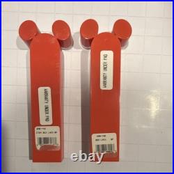 New Mickey & Co. Disney Mickey Mouse Ballpoint Pens Set Red Black in Gift Box