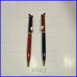 New Mickey & Co. Disney Mickey Mouse Ballpoint Pens Set Red Black in Gift Box