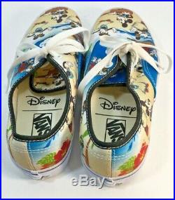 New Vans X Disney Mickey Mouse Aloha Hawaii Print Shoes Size Mens 5.5 Womens 7