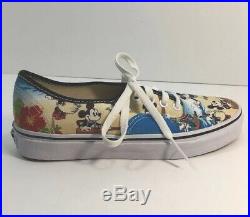 New Vans X Disney Mickey Mouse Aloha Hawaii Print Shoes Size Mens 5.5 Womens 7