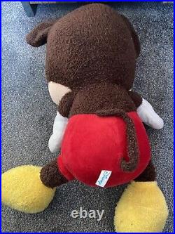 OFFICIAL DISNEY 24 Inch / 60 Cm MICKEY MOUSE SOFT PLUSH TOY Rare Brown Body