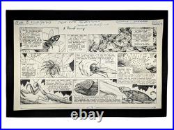 Original 1953 Disney Mickey Mouse Weekly Comic Art Basil Reynolds True Life
