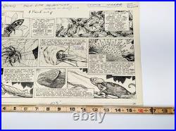 Original 1953 Disney Mickey Mouse Weekly Comic Art Basil Reynolds True Life