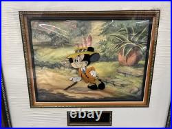 Original WALT DISNEY MICKEY MOUSE Production Cell Painted w background RARE 1941